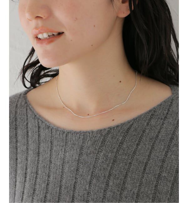 IENA LA BOUCLE「poly things/ポリーシングス poly venetian ボックスチェーン PLC005S」|ネックレス|