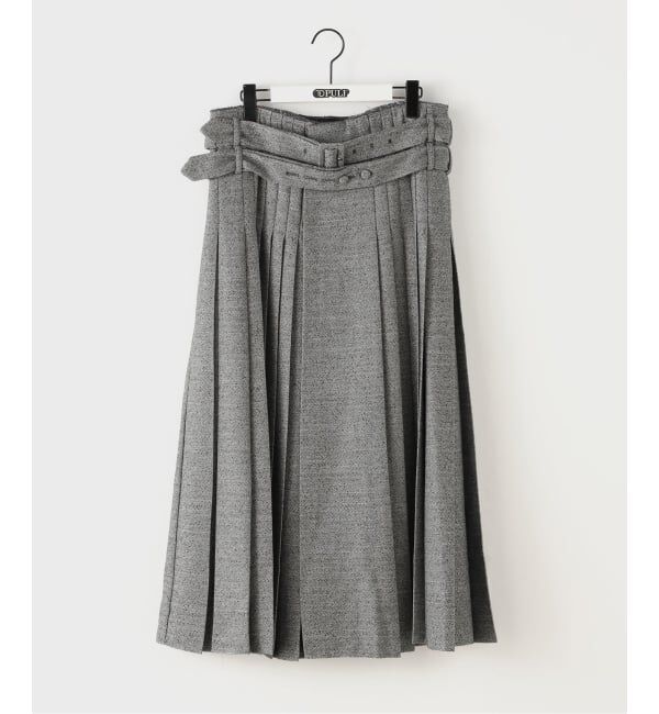 PULP「【Geek Office / ギークオフィス】OPEN YY Woven DOUBLE BELTED MAXI SKIRT」|スカート|