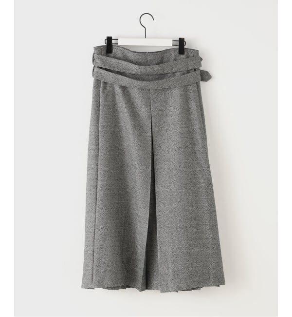 PULP「【Geek Office / ギークオフィス】OPEN YY Woven DOUBLE BELTED MAXI SKIRT」|スカート|
