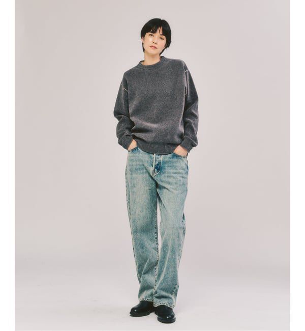 417 EDIFICE「モールニット カラーリブ プルオーバー」|ニット・セーター|