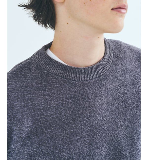 417 EDIFICE「モールニット カラーリブ プルオーバー」|ニット・セーター|