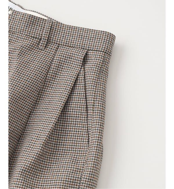 EDIFICE「TANAKA (タナカ) HAKAMA TROUSERS  MICRO CHECK」|スラックス|