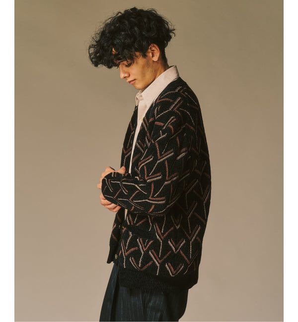 417 EDIFICE「モールパターンカーディガン」|カーディガン|