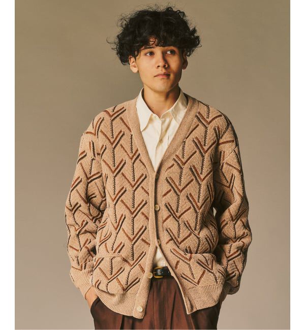 417 EDIFICE「モールパターンカーディガン」|カーディガン|