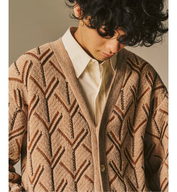 417 EDIFICE「モールパターンカーディガン」|カーディガン|