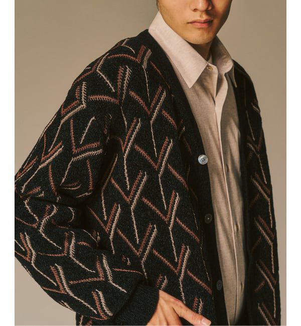 417 EDIFICE「モールパターンカーディガン」|カーディガン|