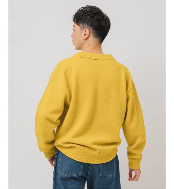 EDIFICE「ETS.MATERIAUX(マテリオ) シャギー Vネック ニット」|ニット・セーター|