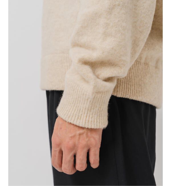 EDIFICE「ETS.MATERIAUX(マテリオ) シャギー Vネック ニット」|ニット・セーター|