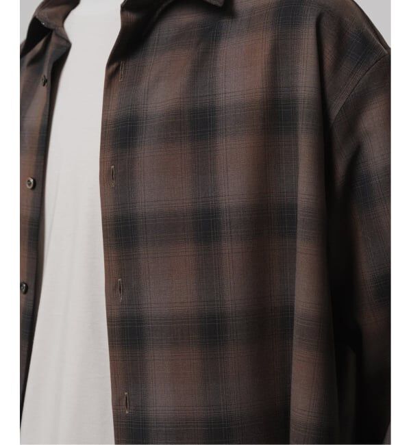 EDIFICE「《予約》SUPER 120&rsquo;s ウール チェック レギュラー シャツ」|シャツ・ブラウス|