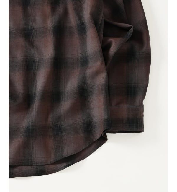 EDIFICE「《予約》SUPER 120&rsquo;s ウール チェック レギュラー シャツ」|シャツ・ブラウス|