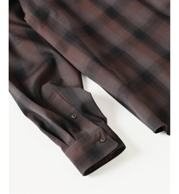 EDIFICE「《予約》SUPER 120&rsquo;s ウール チェック レギュラー シャツ」|シャツ・ブラウス|