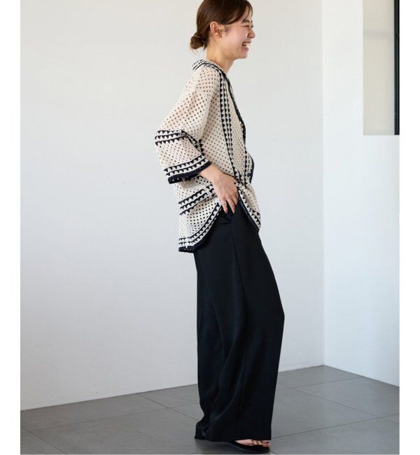 JOURNAL STANDARD relume「《追加》クロシェラインシャツカーディガン」|カーディガン|