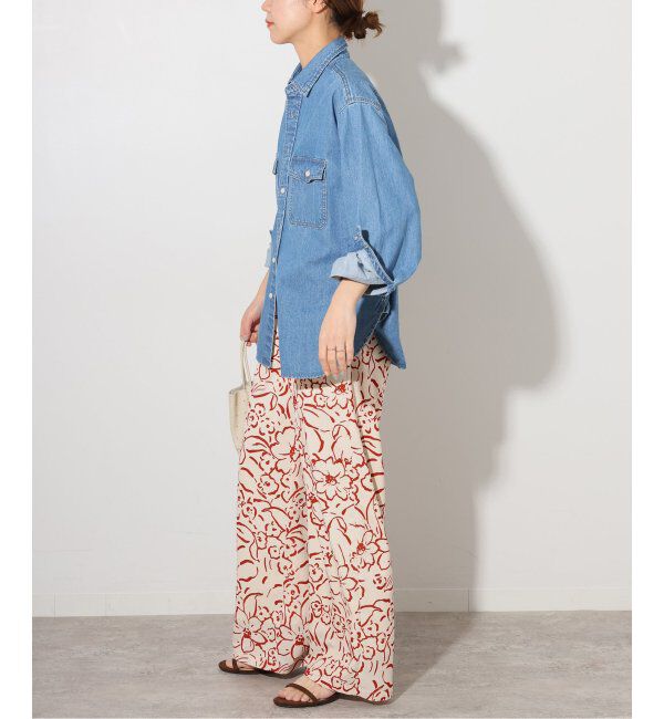 JOURNAL STANDARD relume「ラインフラワーイージーパンツ」|スラックス|