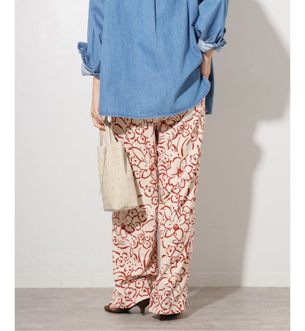 JOURNAL STANDARD relume「ラインフラワーイージーパンツ」|スラックス|