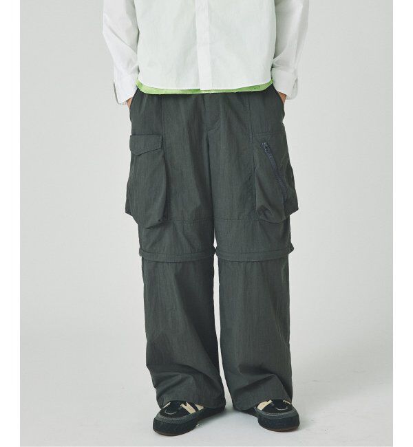 JOURNAL STANDARD「NULL TOKYO / ヌル トウキョウ 別注 コンバーチブル バギー パンツ」|カーゴ|ブラック D