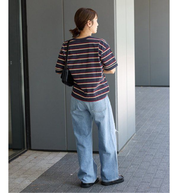 JOURNAL STANDARD「《追加4》汗ジミ防止ボーダービッグT」|Tシャツ・カットソー|