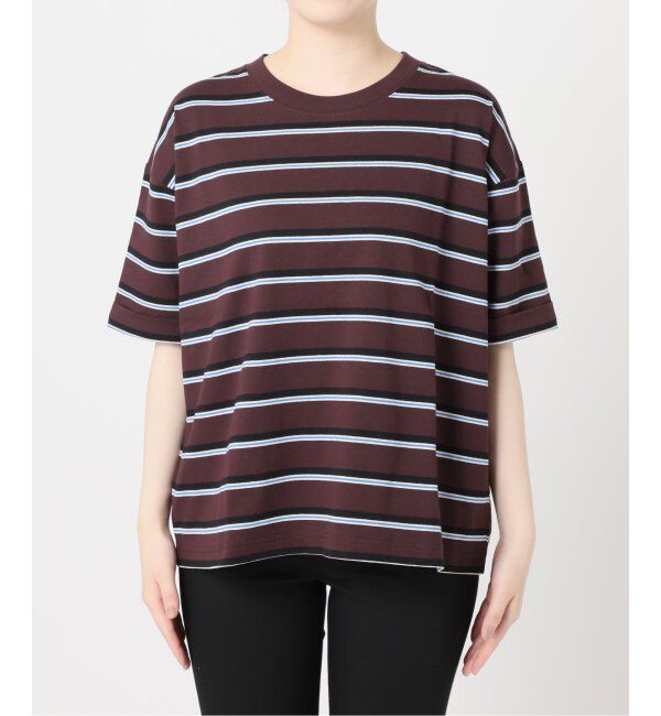 JOURNAL STANDARD「《追加4》汗ジミ防止ボーダービッグT」|Tシャツ・カットソー|