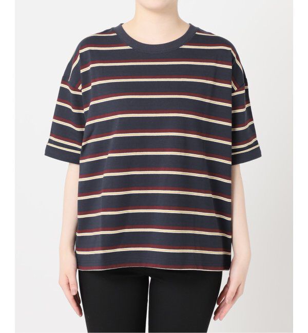 JOURNAL STANDARD「《追加4》汗ジミ防止ボーダービッグT」|Tシャツ・カットソー|