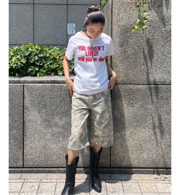 Oriens JOURNAL STANDARD「【nancy/ナンシー】 LIVED? TEE NA086」|Tシャツ・カットソー|