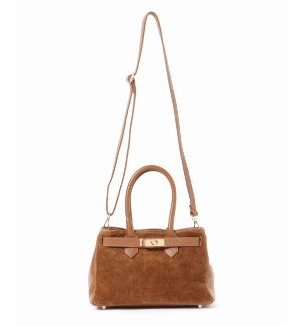 JOURNAL STANDARD relume「【AULENTTI/オウレンティ】サイドスウェードボストンバッグ」|ボストンバッグ|