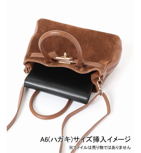 JOURNAL STANDARD relume「【AULENTTI/オウレンティ】サイドスウェードボストンバッグ」|ボストンバッグ|