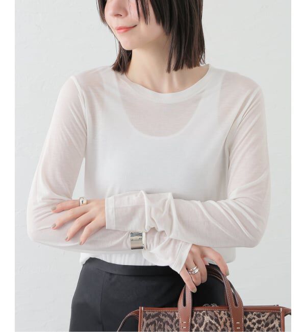 journal standard L'essage「【BASERANGE/ベースレンジ】LONG SLEEVE TEE：カットソー」|Tシャツ・カットソー|ナチュラル