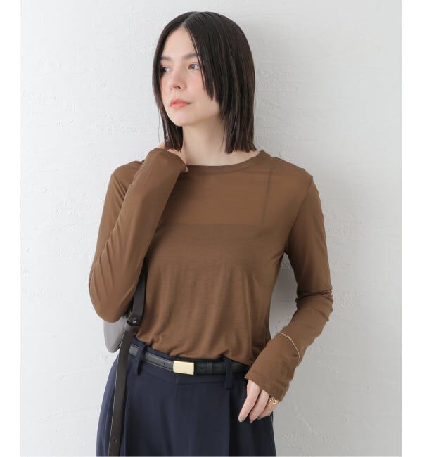 journal standard L'essage「【BASERANGE/ベースレンジ】LONG SLEEVE TEE：カットソー」|Tシャツ・カットソー|