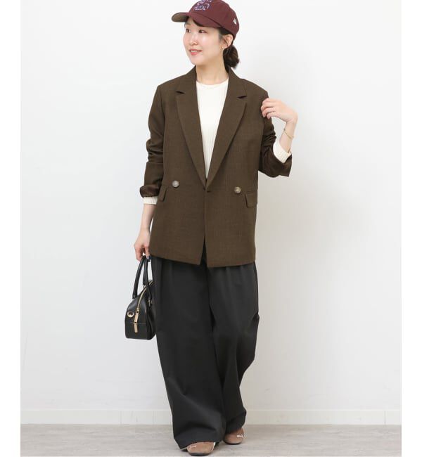 値下げ中【relume】シャークツイードテーラードジャケット 追加》シャークツイードテーラードジャケット（JOURNAL STANDARD