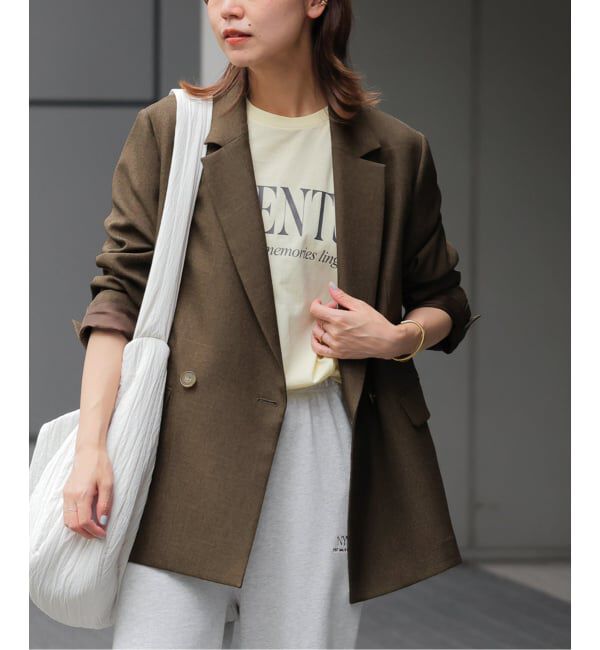 追加》シャークツイードテーラードジャケット（JOURNAL STANDARD