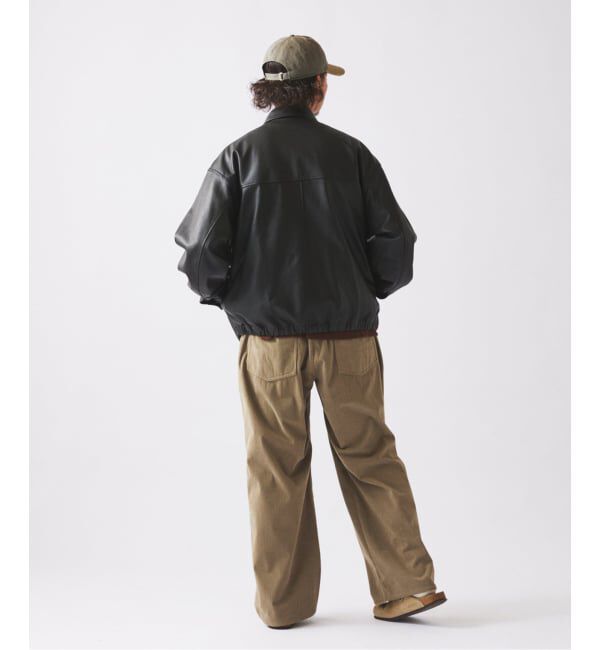 JOURNAL STANDARD relume「ラムレザー ショート ステンカラー ブルゾン」|ライダースジャケット|