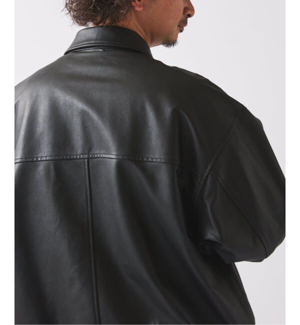 JOURNAL STANDARD relume「ラムレザー ショート ステンカラー ブルゾン」|ライダースジャケット|