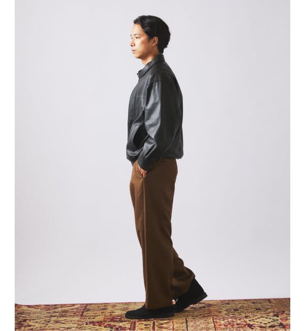 JOURNAL STANDARD relume「ラムレザー ショート ステンカラー ブルゾン」|ライダースジャケット|