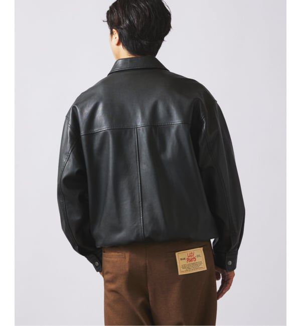 JOURNAL STANDARD relume「ラムレザー ショート ステンカラー ブルゾン」|ライダースジャケット|