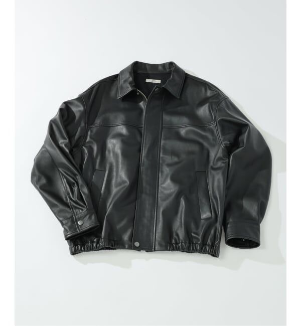 JOURNAL STANDARD relume「ラムレザー ショート ステンカラー ブルゾン」|ライダースジャケット|
