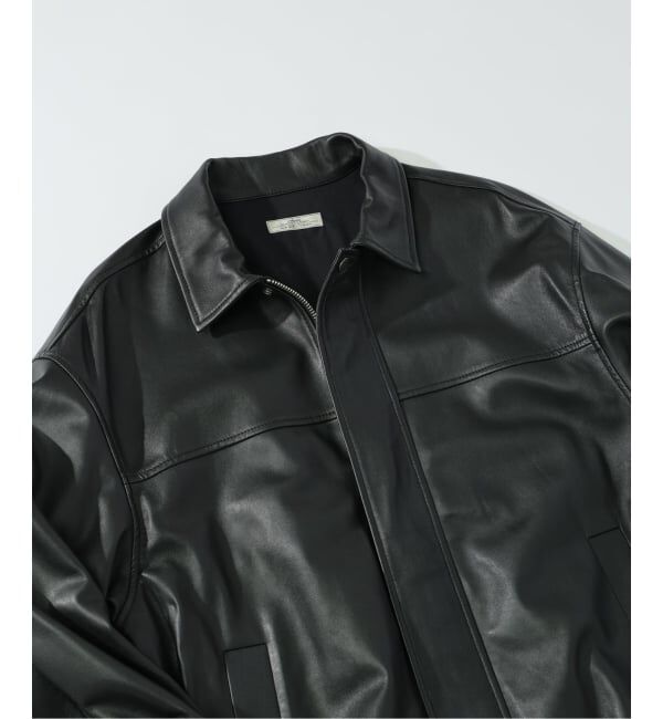 JOURNAL STANDARD relume「ラムレザー ショート ステンカラー ブルゾン」|ライダースジャケット|