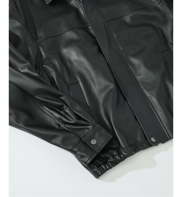 JOURNAL STANDARD relume「ラムレザー ショート ステンカラー ブルゾン」|ライダースジャケット|