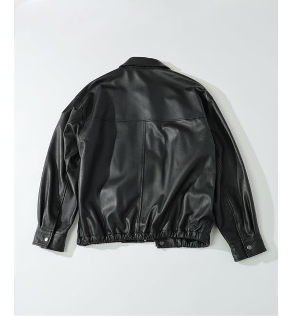 JOURNAL STANDARD relume「ラムレザー ショート ステンカラー ブルゾン」|ライダースジャケット|
