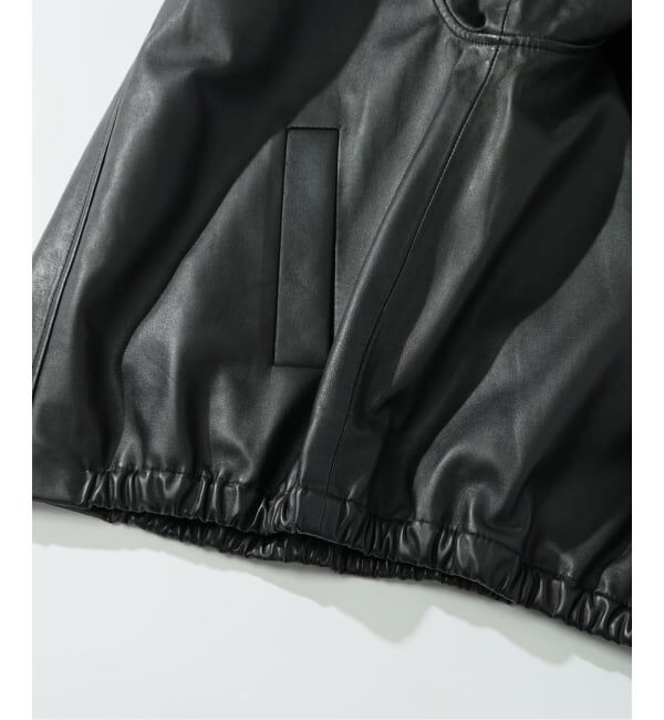 JOURNAL STANDARD relume「ラムレザー ショート ステンカラー ブルゾン」|ライダースジャケット|