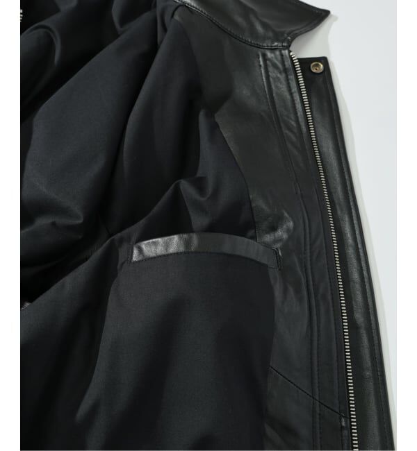 JOURNAL STANDARD relume「ラムレザー ショート ステンカラー ブルゾン」|ライダースジャケット|