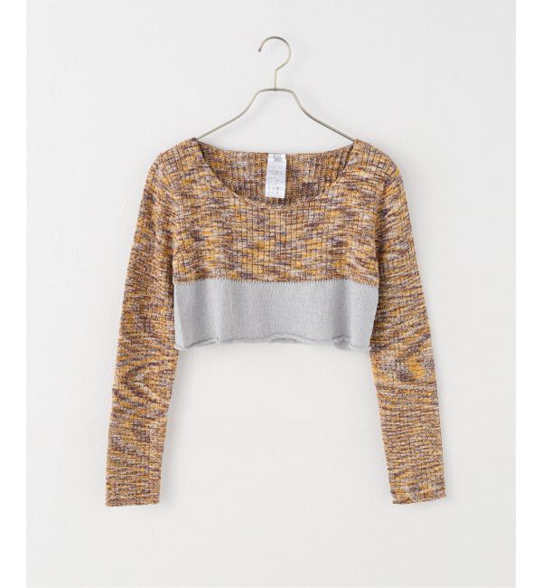 JOURNAL STANDARD relume「【BASERANGE/ベースレンジ】WASTE CROPPED SWEATER」|ニット・セーター|ブラウン