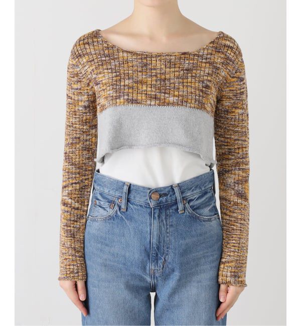 JOURNAL STANDARD relume「【BASERANGE/ベースレンジ】WASTE CROPPED SWEATER」|ニット・セーター|