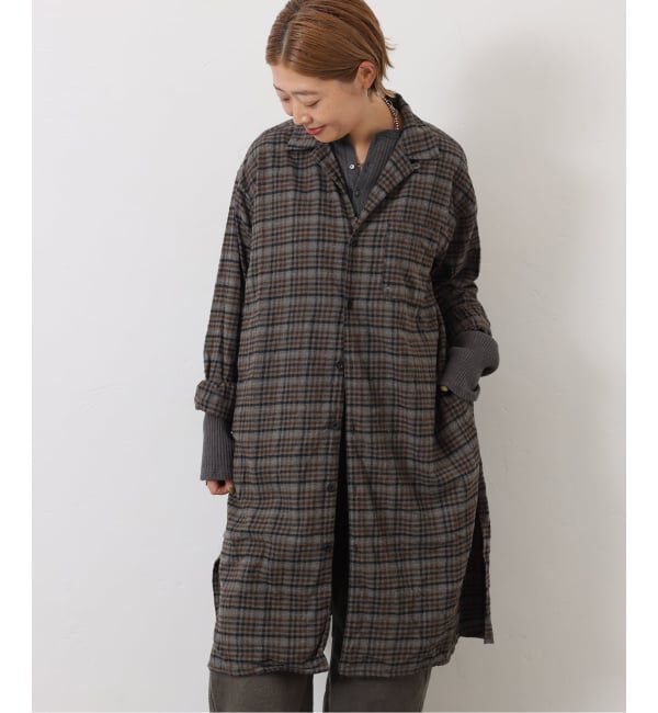 HTS】CHECK OVERDYE LONG SHIRT（journal standard luxe）｜ルミネの