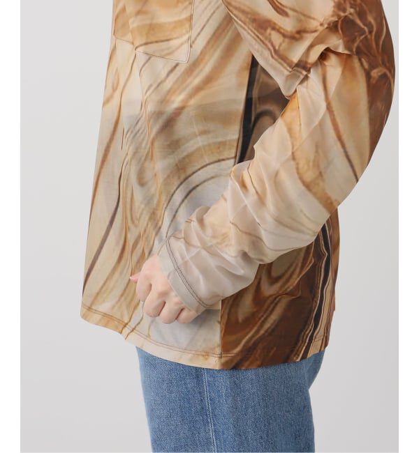 journal standard L'essage「【FUMIE TANAKA(フミエタナカ)】sheer long T：カットソー」|Tシャツ・カットソー|