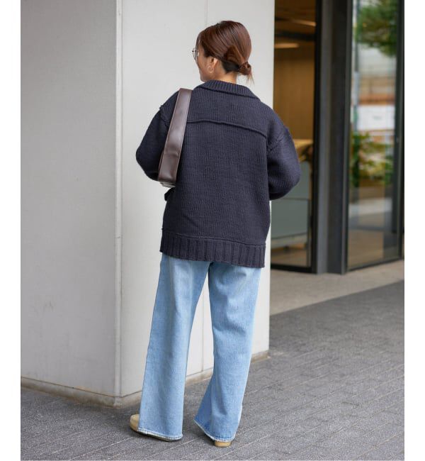 JOURNAL STANDARD「ローゲージニットブルゾン」|カーディガン|