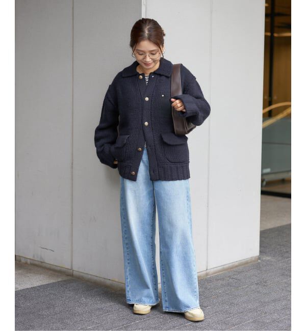 JOURNAL STANDARD「ローゲージニットブルゾン」|カーディガン|