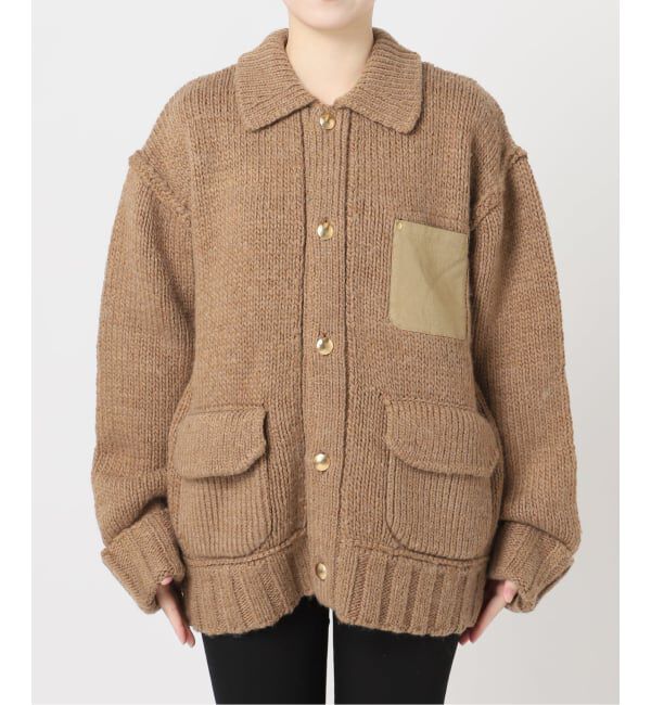 JOURNAL STANDARD「ローゲージニットブルゾン」|カーディガン|