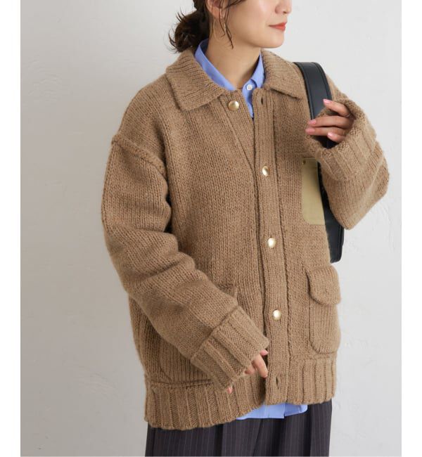 JOURNAL STANDARD「ローゲージニットブルゾン」|カーディガン|