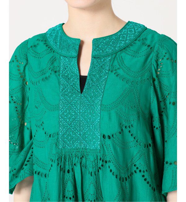 Spick and Span「【ne Quittez pas / ヌキテパ】COTTON VOILE DOT HEMLA」|ワンピース|