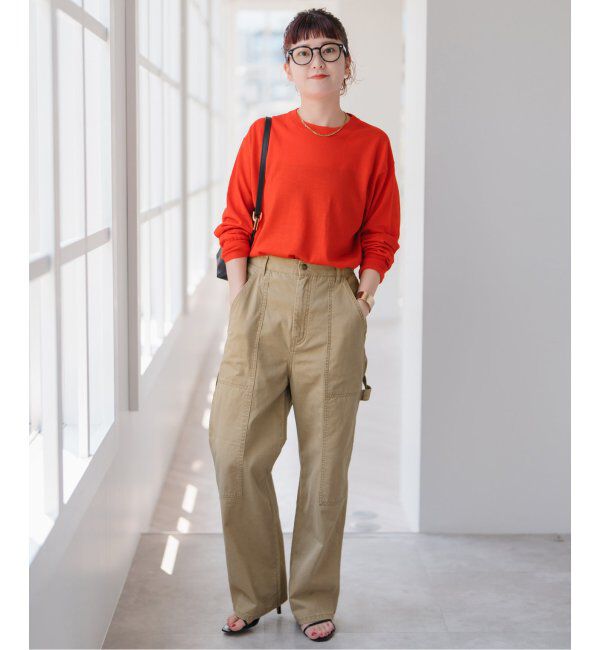 Spick and Span「刺繍ペインターパンツ」|チノ|