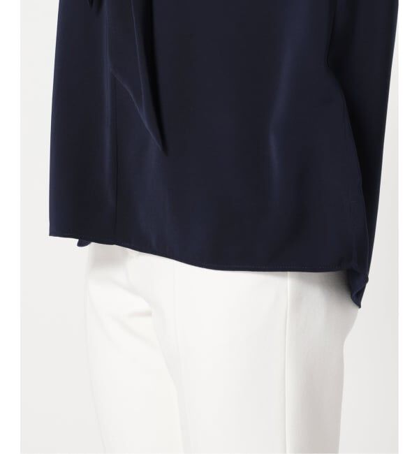 NOBLE「《WEB限定追加》ロイヤルサテンボウタイブラウス 4」|シャツ・ブラウス|
